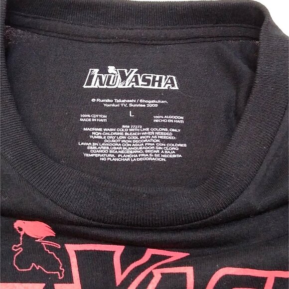 InuYasha Japanese Short Sleeve Anime T-Shirt 2009 - Picture 4 of 6